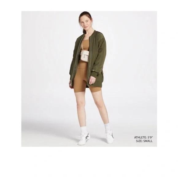 NWT DSG Women's Long Bomber Jacket - Picture 3 of 4